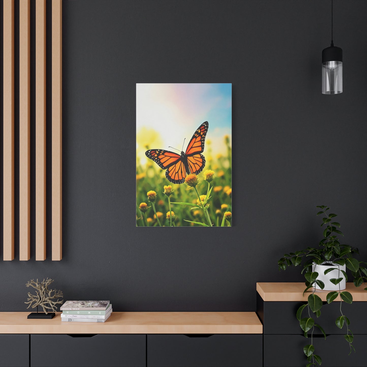 Monarch Butterfly Meadow Flight Wall Art & Canvas Prints
