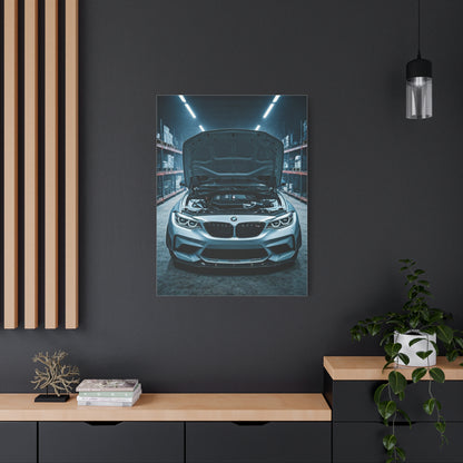 BMW M2 Industrial Workshop Lighting Wall Art & Canvas Prints