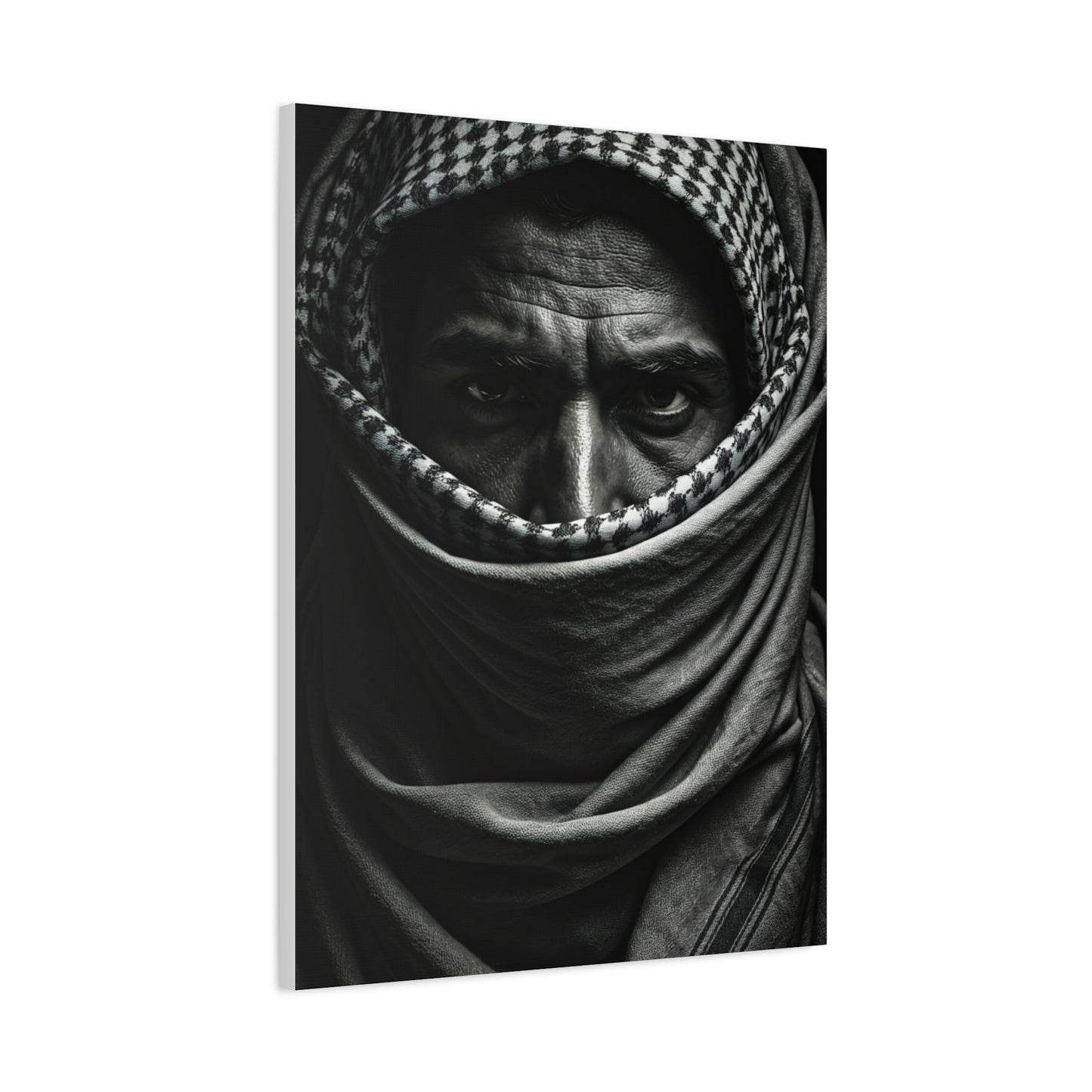 Eyes of Endurance Black & White Portrait Wall Art & Canvas Prints
