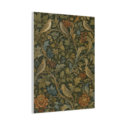 Matthew 6:26 Heritage Botanical Scripture Wall Art & Canvas Print