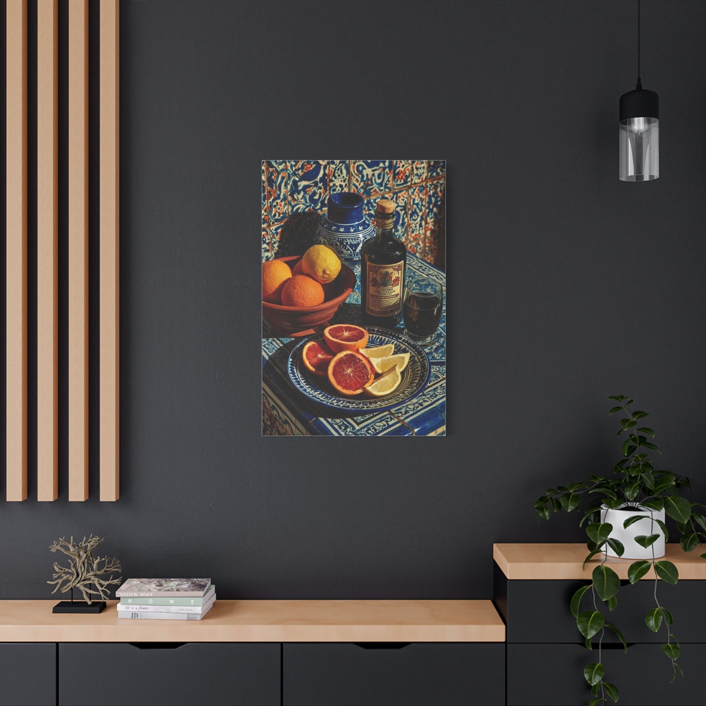 Italian Citrus & Majolica Still Life Wall Art & Canvas Print