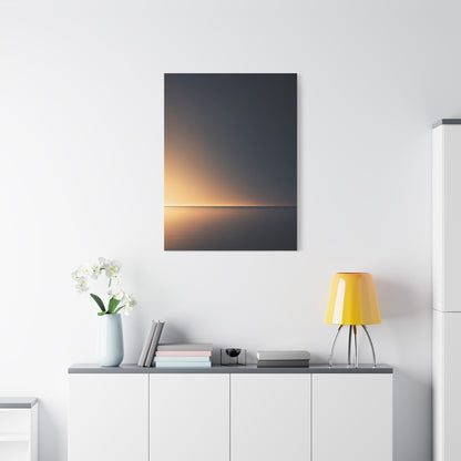 Golden Horizon Gradient Wall Art & Canvas Prints