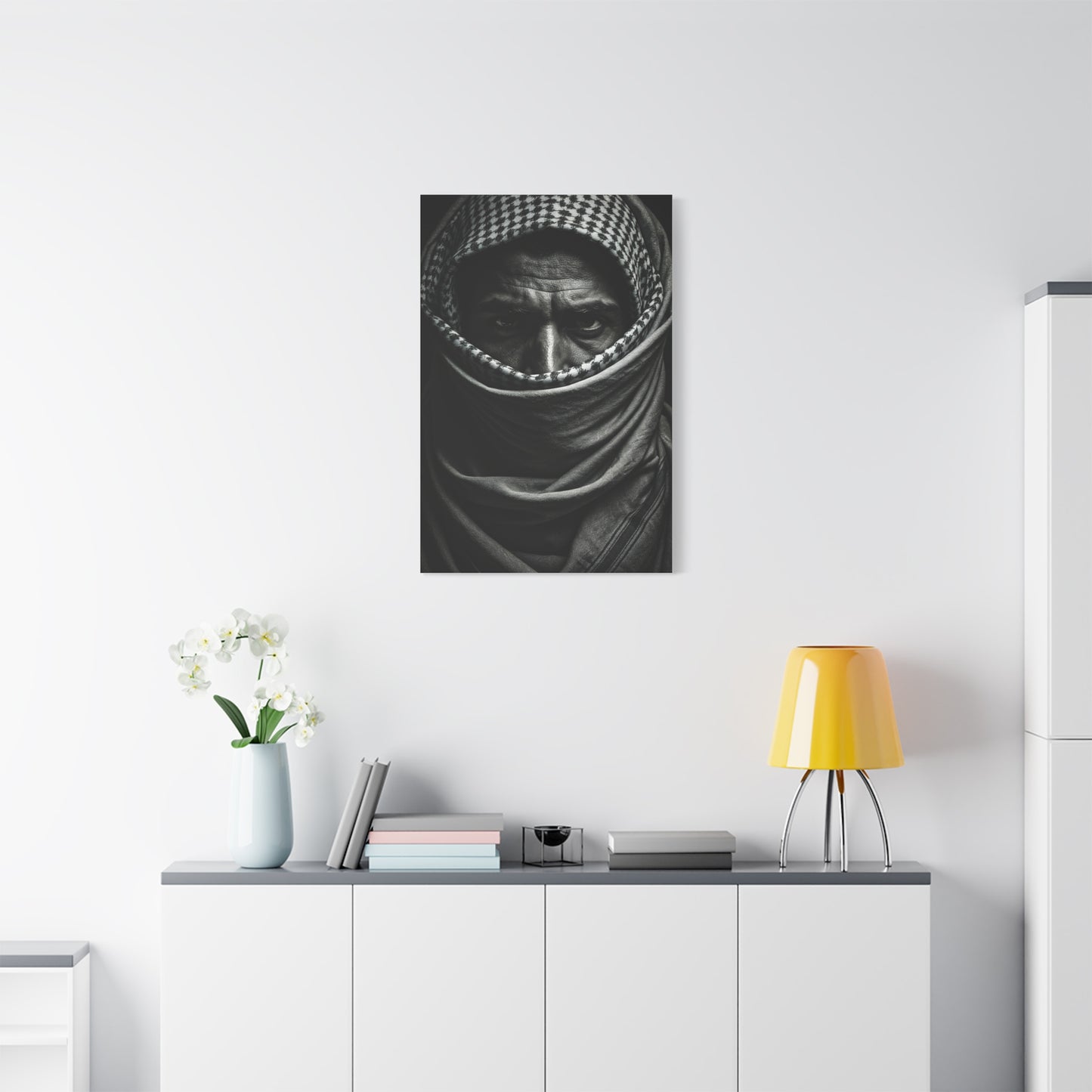 Eyes of Endurance Black & White Portrait Wall Art & Canvas Prints