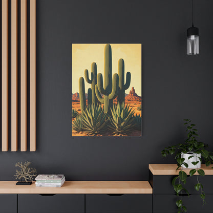 Southwestern Desert Cactus Garden Wall Art & Canvas Prints