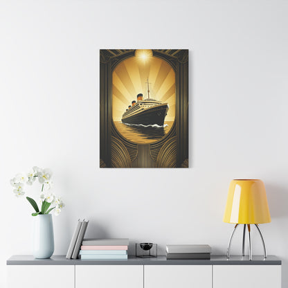 Golden Voyage Art Deco Cruise Wall Art & Canvas Prints