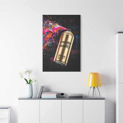 Create Reality Spray Explosion Street Wall Art & Canvas Print