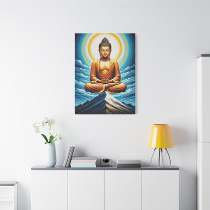 Celestial Buddha Above the Mountains Wall Art & Canvas Prints