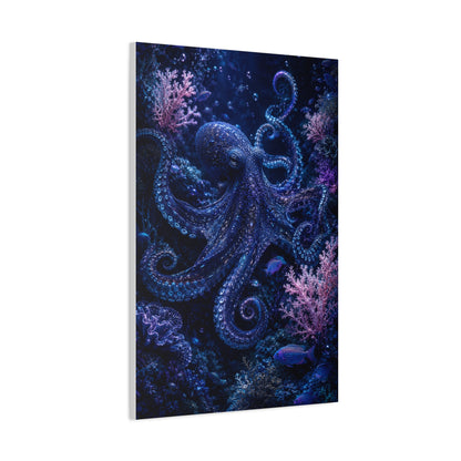 Deep Ocean Octopus Fantasy Tropical Wall Art & Canvas Print