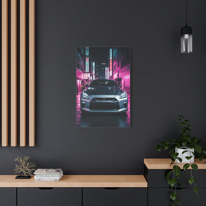 Nissan GT-R R35 Tokyo Neon Nights Wall Art & Canvas Prints