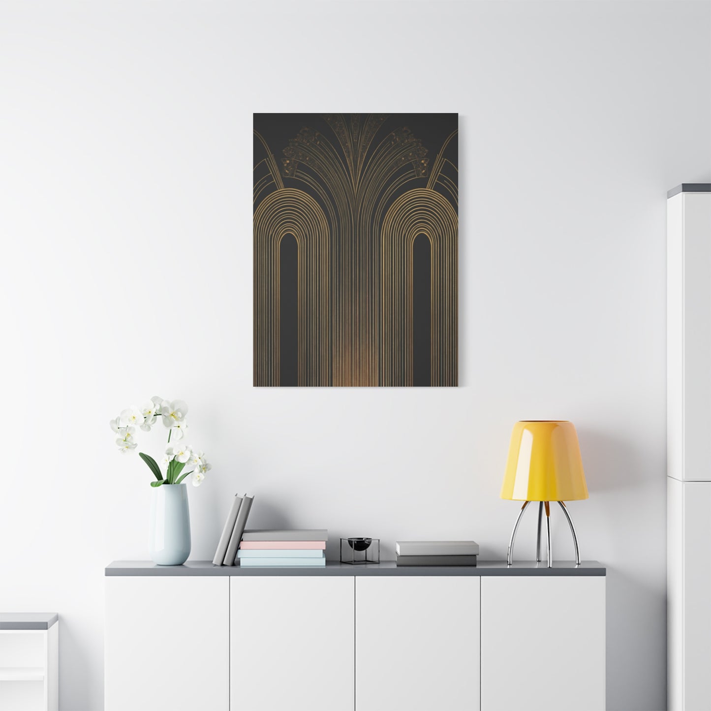 Golden Archway Symphony Art Deco Wall Art & Canvas Prints