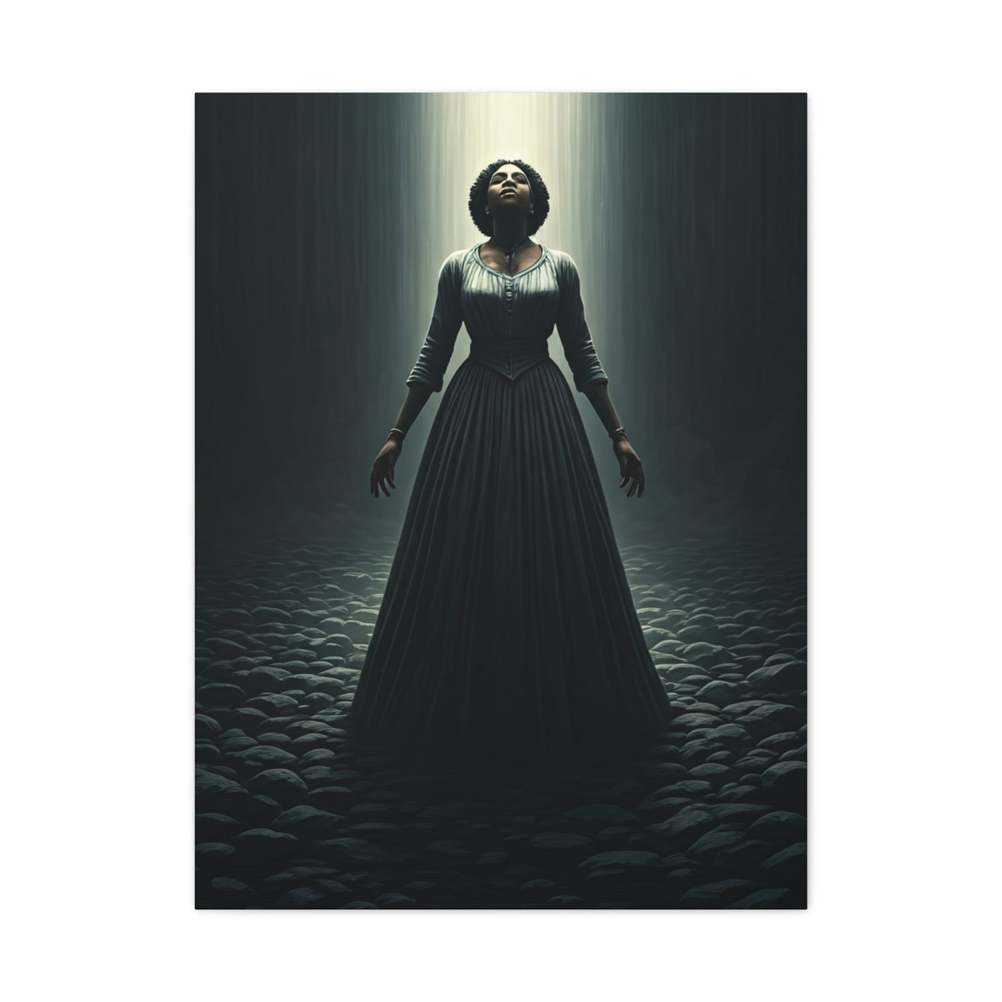 Veil of Silence Portrait Wall Art & Canvas Prints