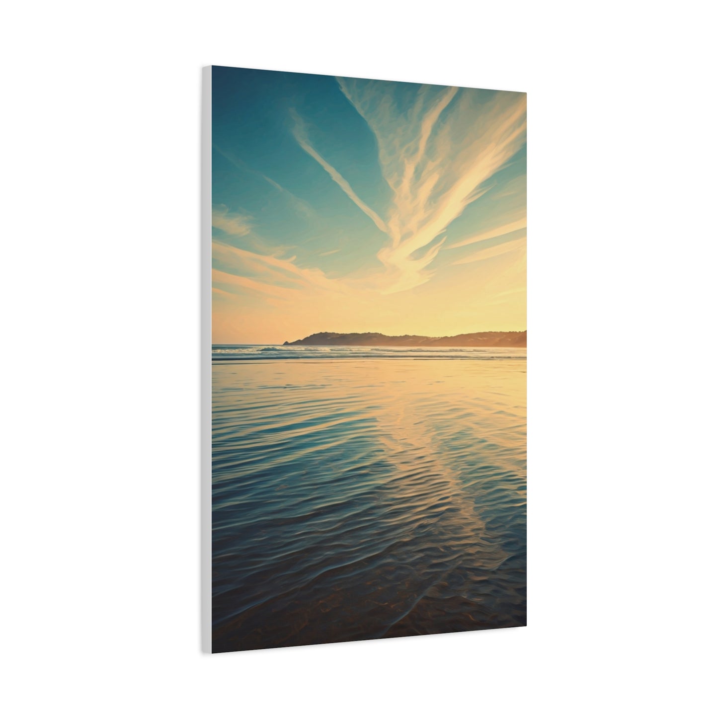 Sunset Reflection Coastal Waters Wall Art & Canvas Prints