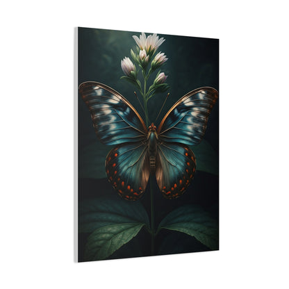 Midnight Blue Garden Butterfly Wall Art & Canvas Prints