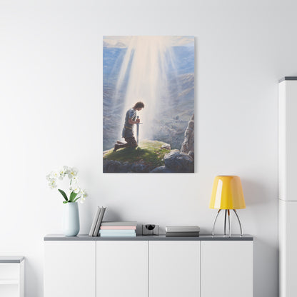 King Arthur Claiming Excalibur Sacred Destiny Wall Art & Canvas Print