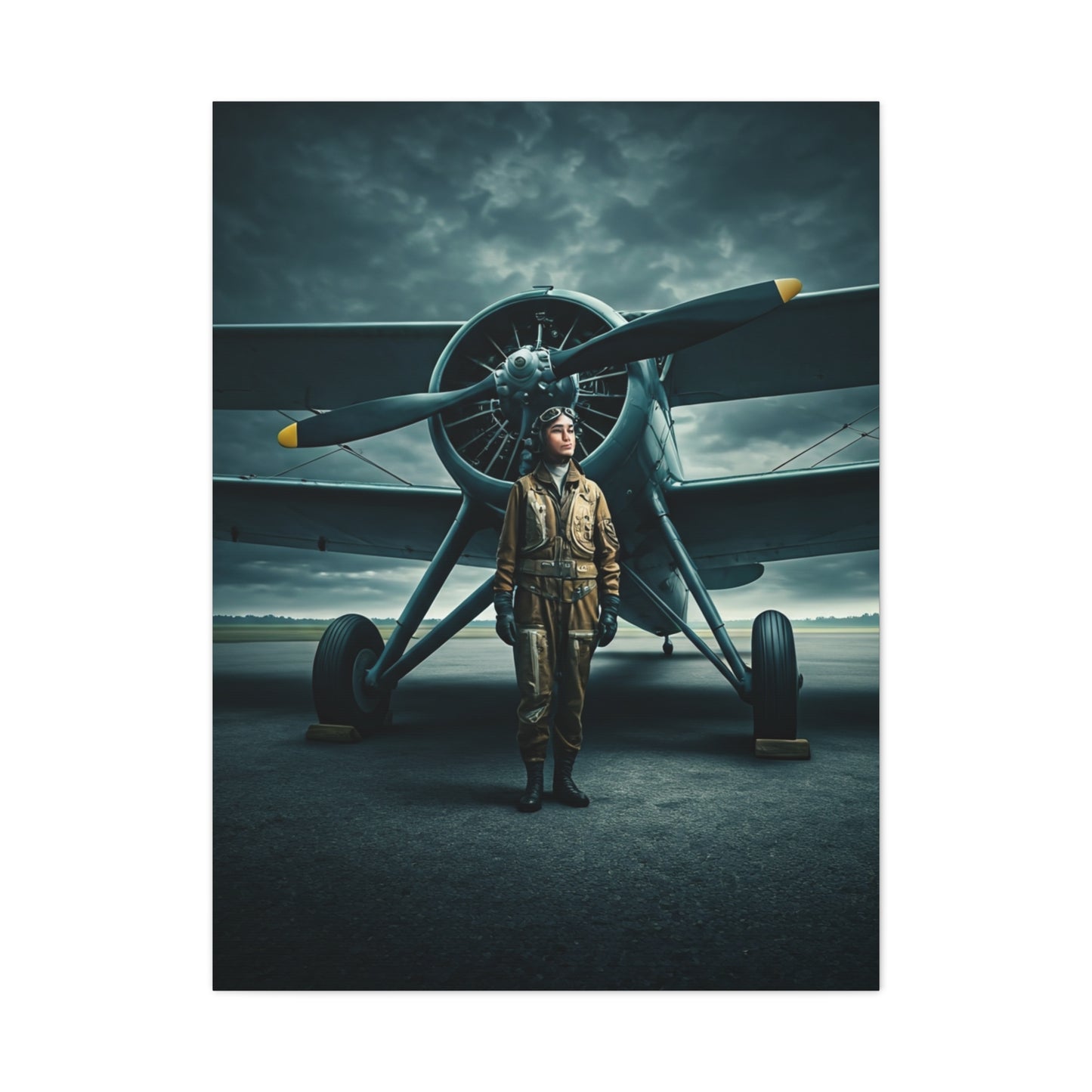 Pilot and Propeller Legacy Wall Art & Canvas Prints