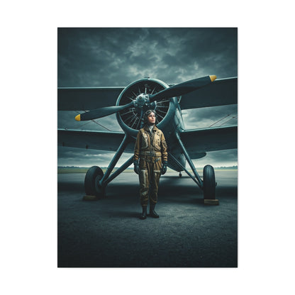 Pilot and Propeller Legacy Wall Art & Canvas Prints