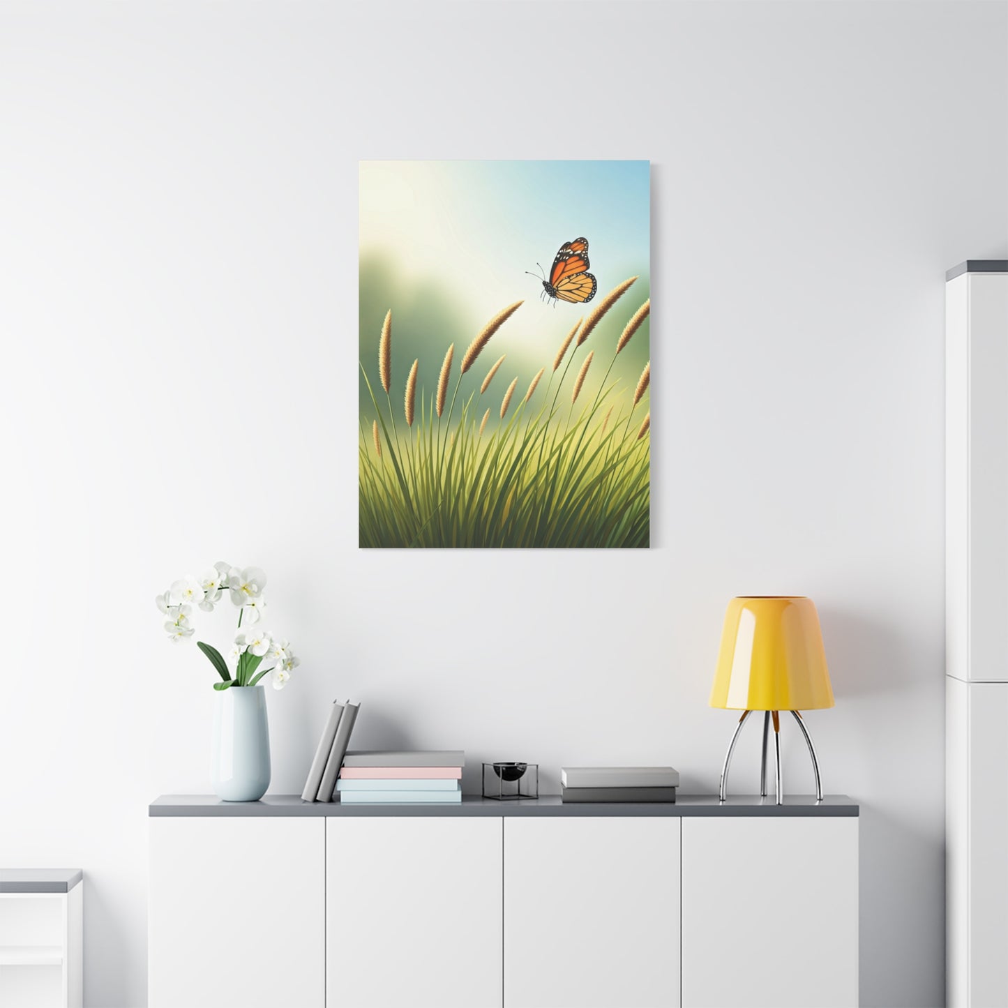 Meadow Flight Butterfly Wall Art & Canvas Prints
