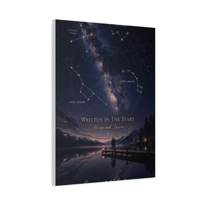 Celestial Destiny Night Sky Romance Wall Art & Canvas Print