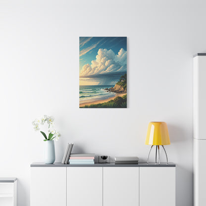 Cloudburst Over Coastal Bay Wall Art & Canvas Prints