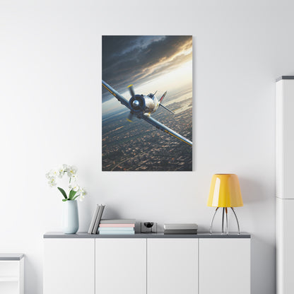Cockpit Horizon Combat Flight Wall Art & Canvas