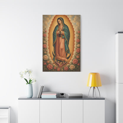 Our Lady of Guadalupe Sacred Icon Wall Art & Canvas Print