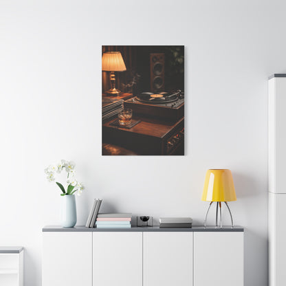 Vinyl Collector Studio Scene Wall Art & Canvas Print