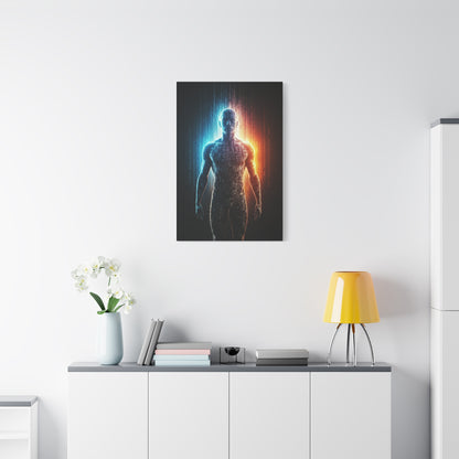 Digital Human Evolution Wall Art & Canvas Prints