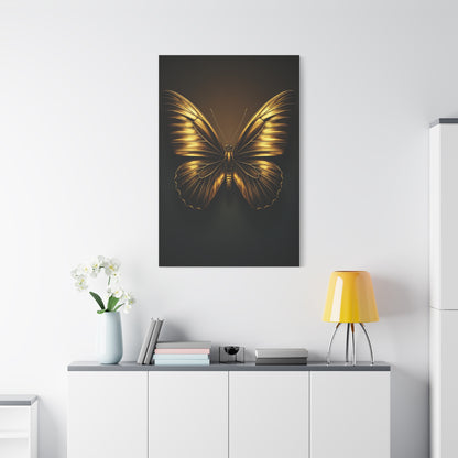 Golden Monarch Style Butterfly Elegance Wall Art & Canvas Prints