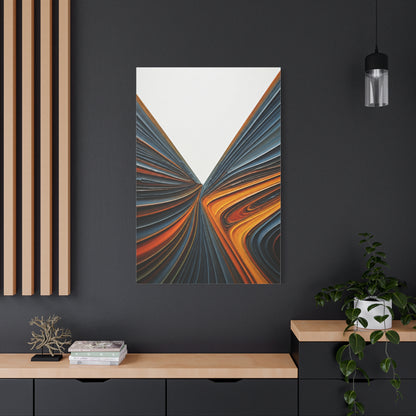 Converging Pathways Abstract Wall Art & Canvas Prints