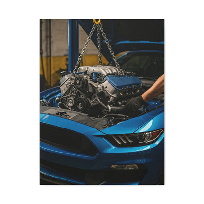 Ford Mustang Shelby GT350 Performance Build Workshop Wall Art & Canvas Prints