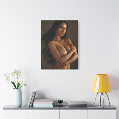 Soft Studio Nude Portrait Wall Art & Canvas Print
