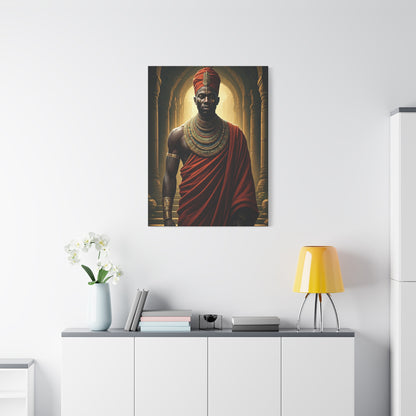 Royal Elder in Crimson Robe Wall Art & Canvas Prints