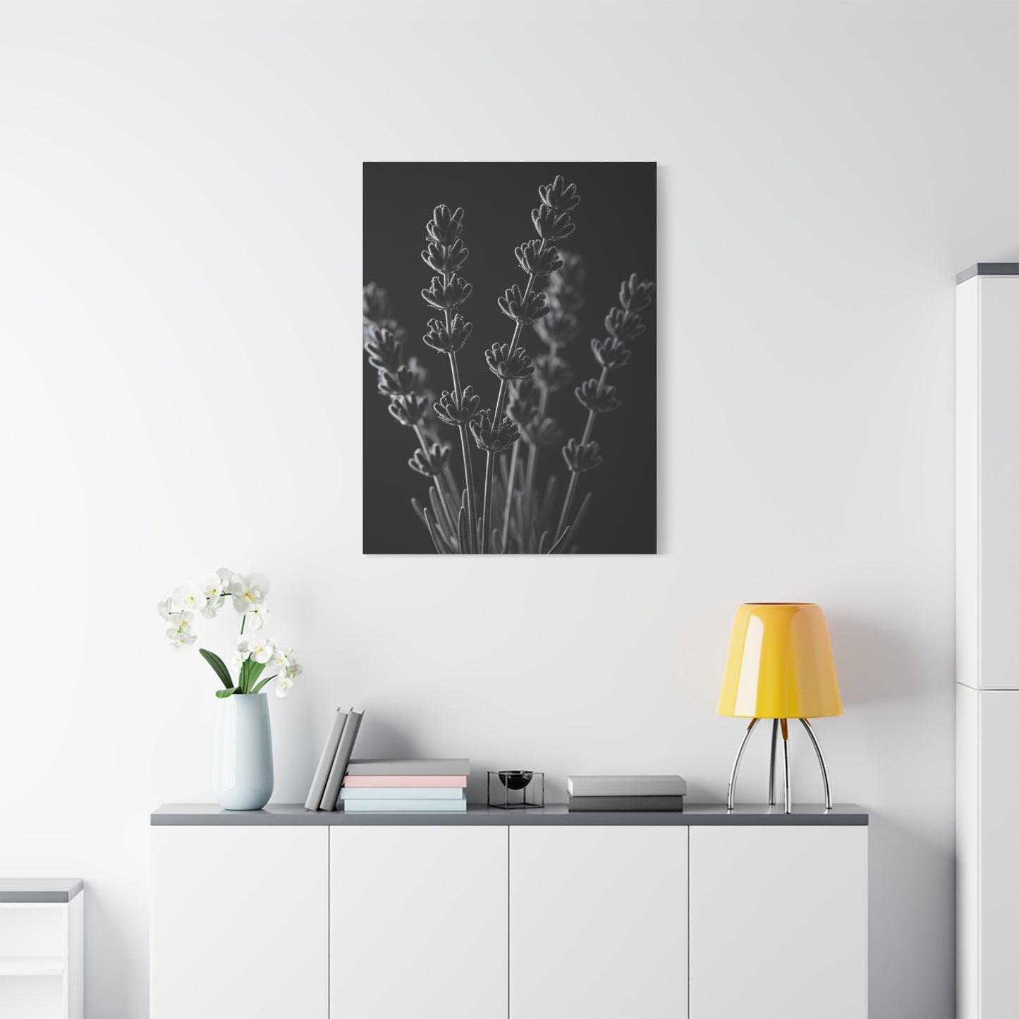 Lavender Silhouette Study Wall Art & Canvas Prints