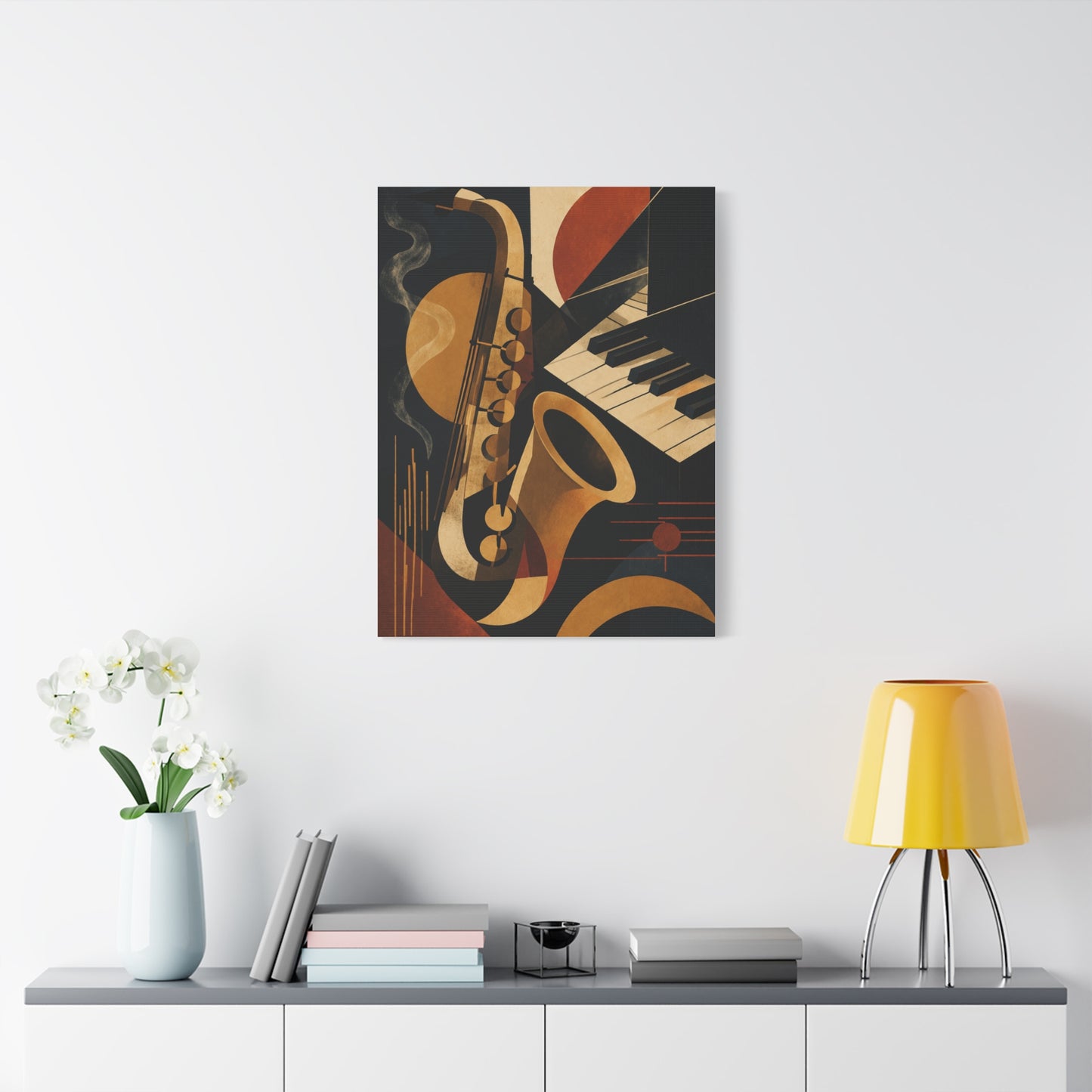 Abstract Jazz Composition Wall Art & Canvas Print