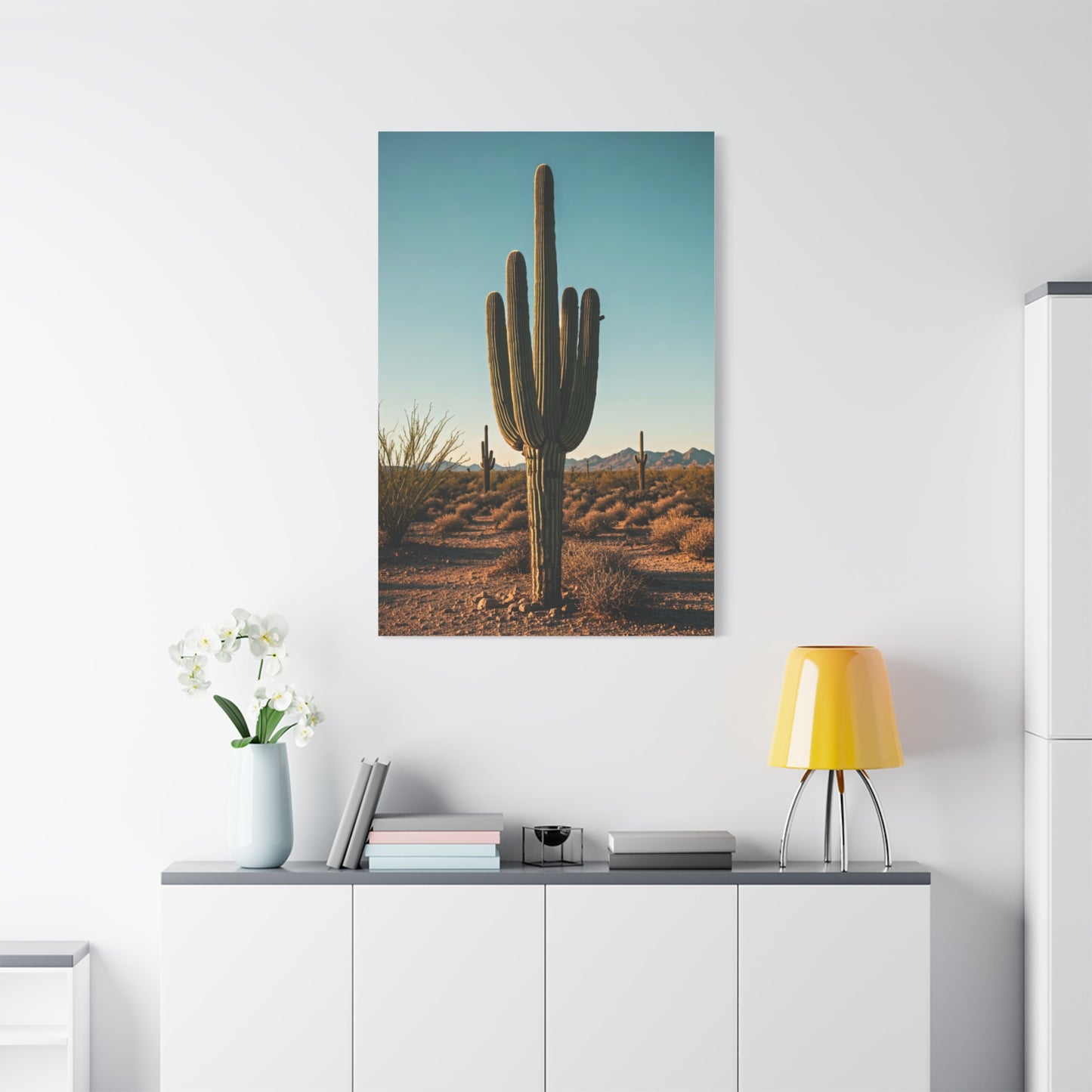 Classic Saguaro Desert Landscape Wall Art & Canvas Prints