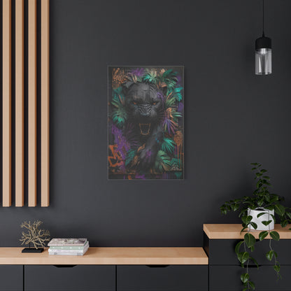 Wild Panther Graffiti Fusion Street Wall Art & Canvas Print