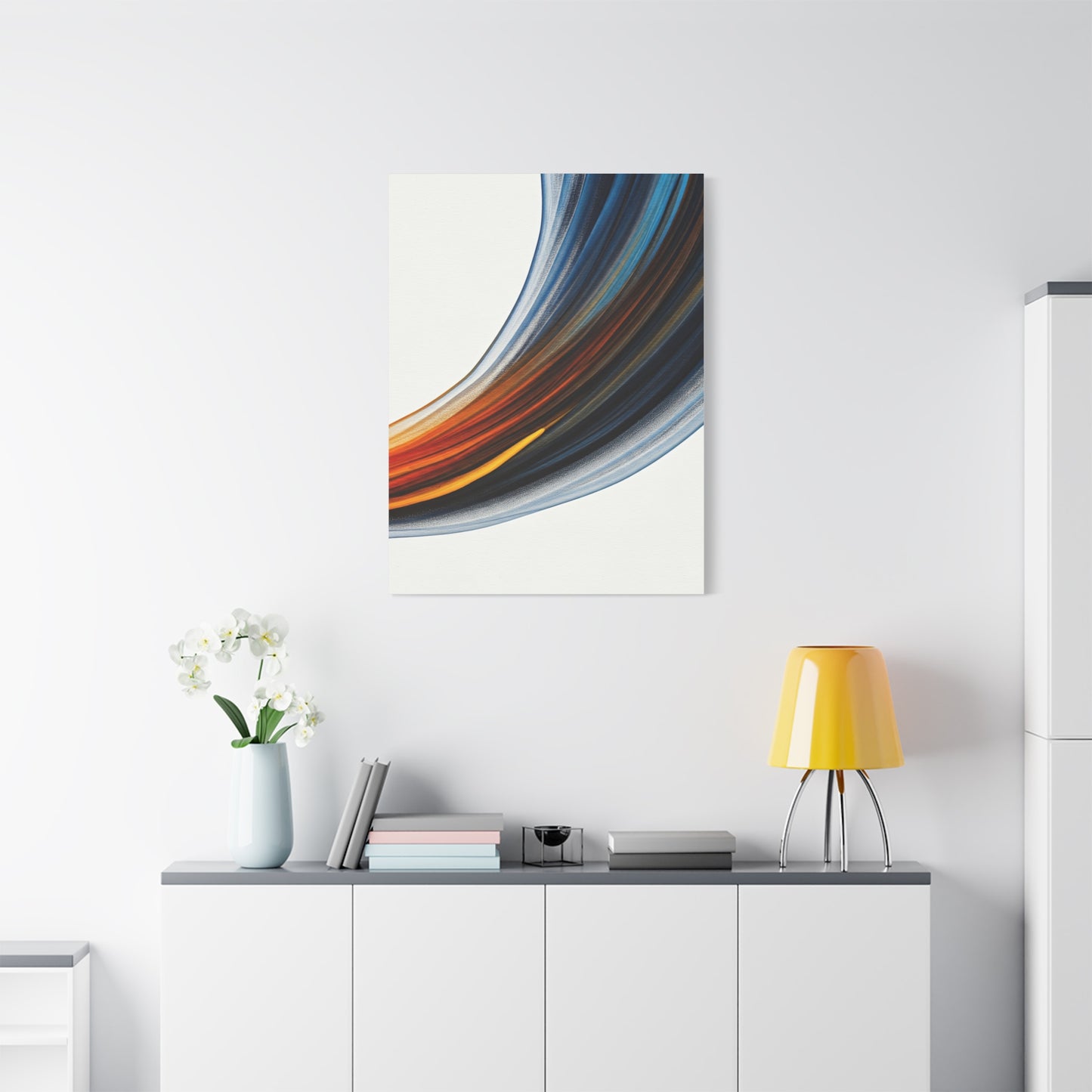 Flowing Arc Motion Abstract Wall Art & Canvas Prints