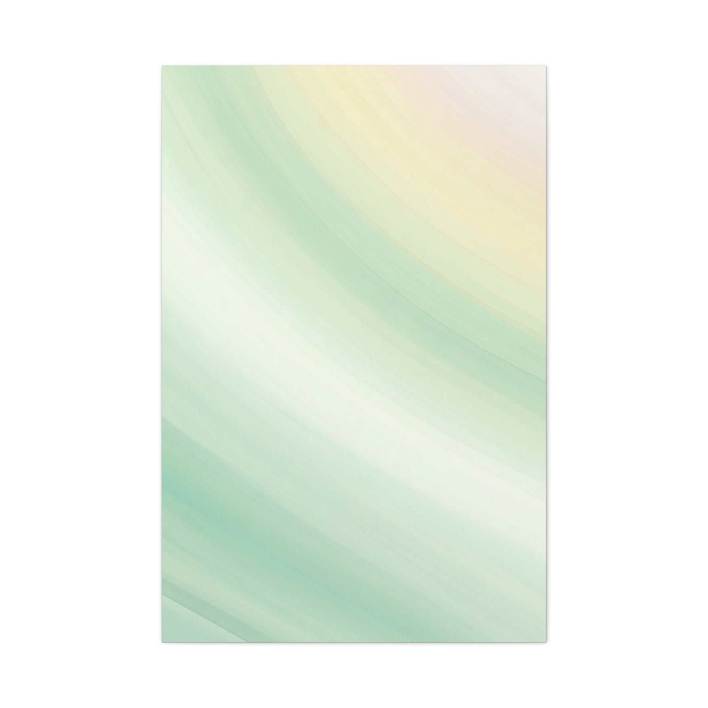 Soft Sage Gradient Flow Wall Art & Canvas Prints
