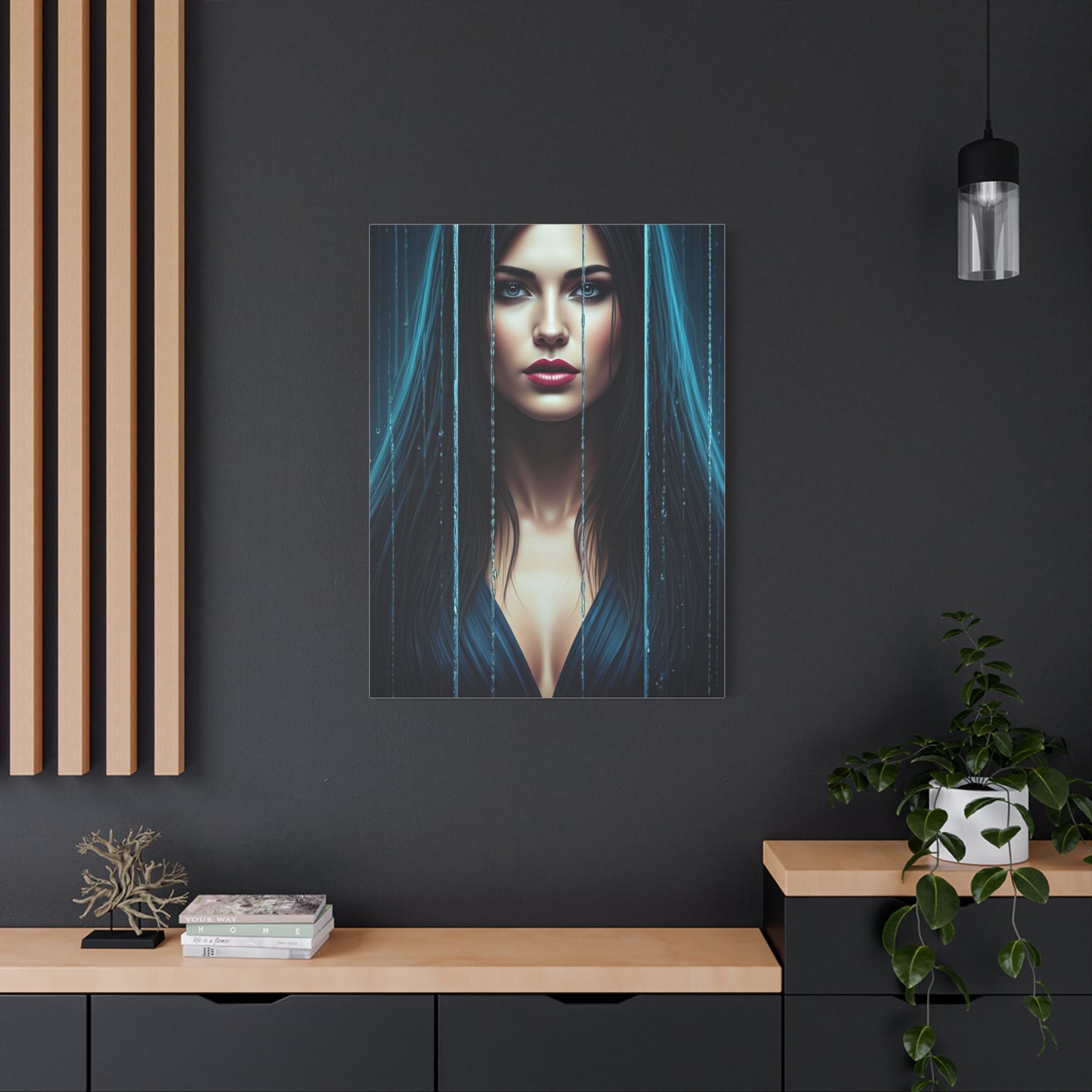 Veil of Blue Serenity Wall Art & Canvas Prints