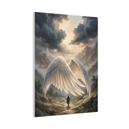 Psalm 91 Wings of Refuge Scripture Wall Art & Canvas Print