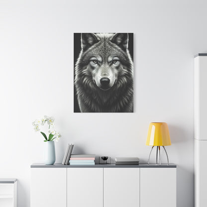 Arctic Wolf Intense Portrait Wall Art & Canvas Prints