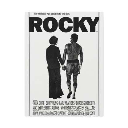 Rocky Movie Poster Wall Art & Canvas Print