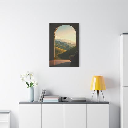 Arched Countryside View Wall Art & Canvas Prints