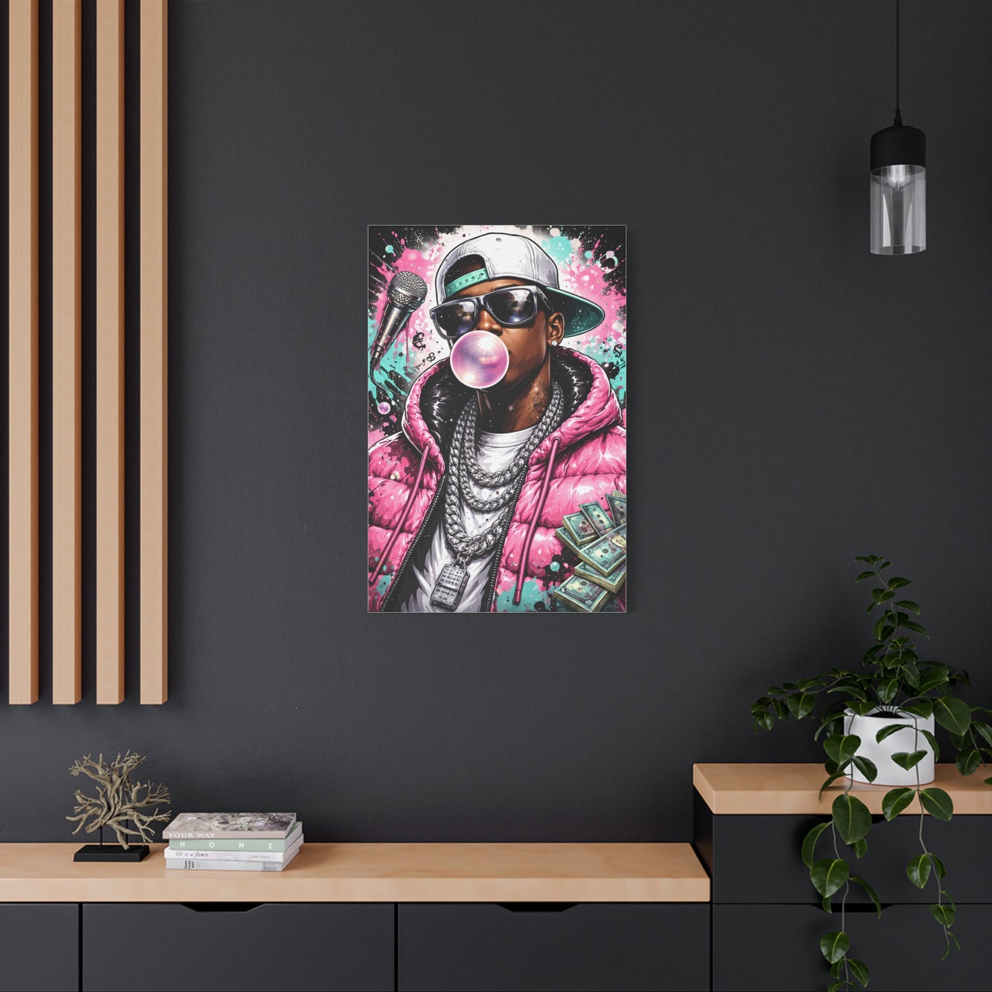 Hip Hop Pop Portrait Wall Art & Canvas Print