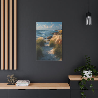 Coastal Dune Path Landscape Wall Art & Canvas Print