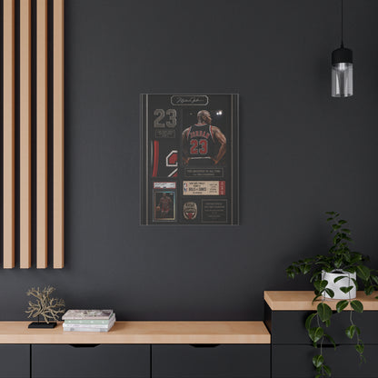 Michael Jordan Championship Memorabilia Sports Wall Art & Canvas Print