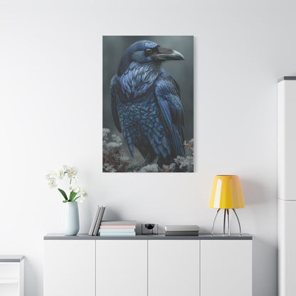 Enchanted Rune Raven Wall Art & Canvas Print