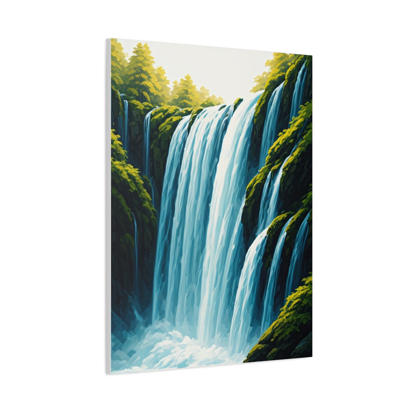 Lush Forest Waterfall Wall Art & Canvas Prints