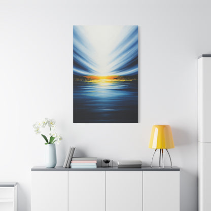 Radiant Horizon Abstract Seascape Wall Art & Canvas Prints