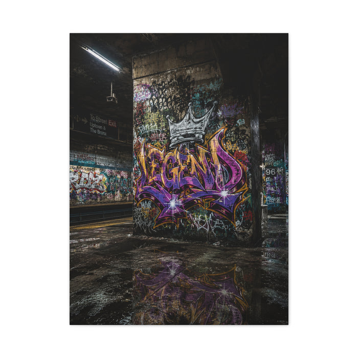 Underground Legends Graffiti Subway Street Wall Art & Canvas Print
